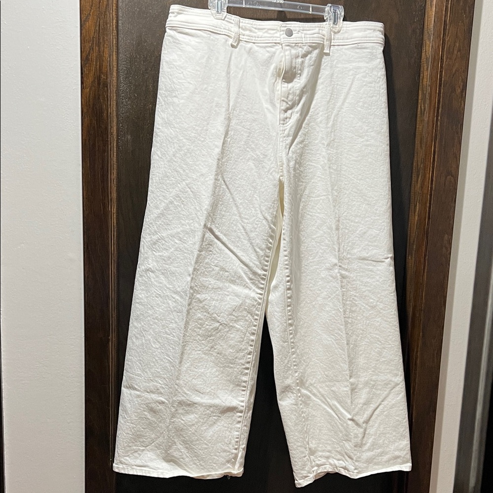 Universal Thread Cream Wide Leg Jeans